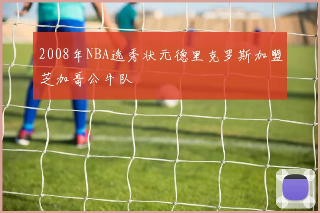 2008年NBA选秀状元德里克罗斯加盟芝加哥公牛队